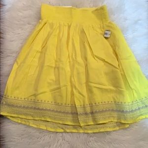 NWT cotton gauze mini skirt